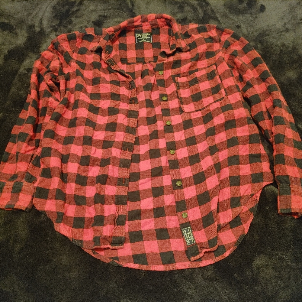 Red and Black Plaid Flannel